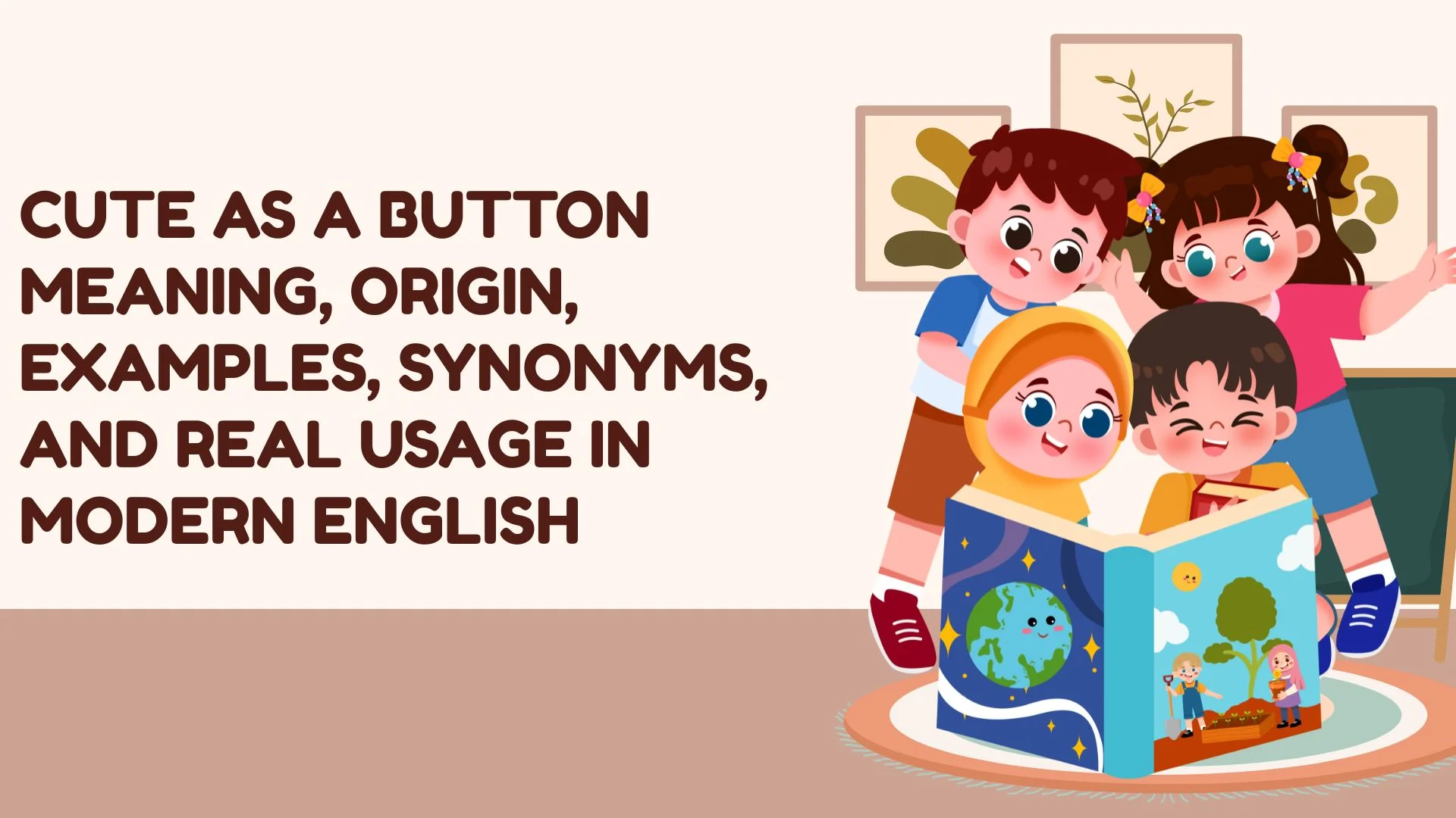 Cute as a Button Meaning, Origin, Examples, Synonyms, and Real Usage in Modern English