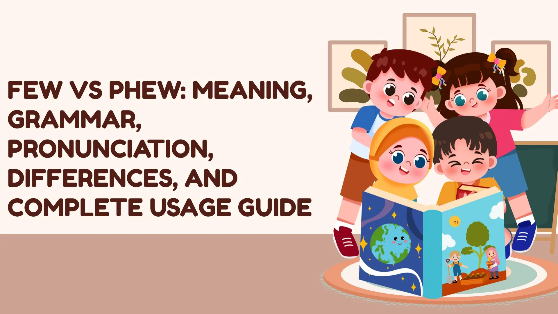 Few vs Phew: Meaning, Grammar, Pronunciation, Differences, and Complete Usage Guide