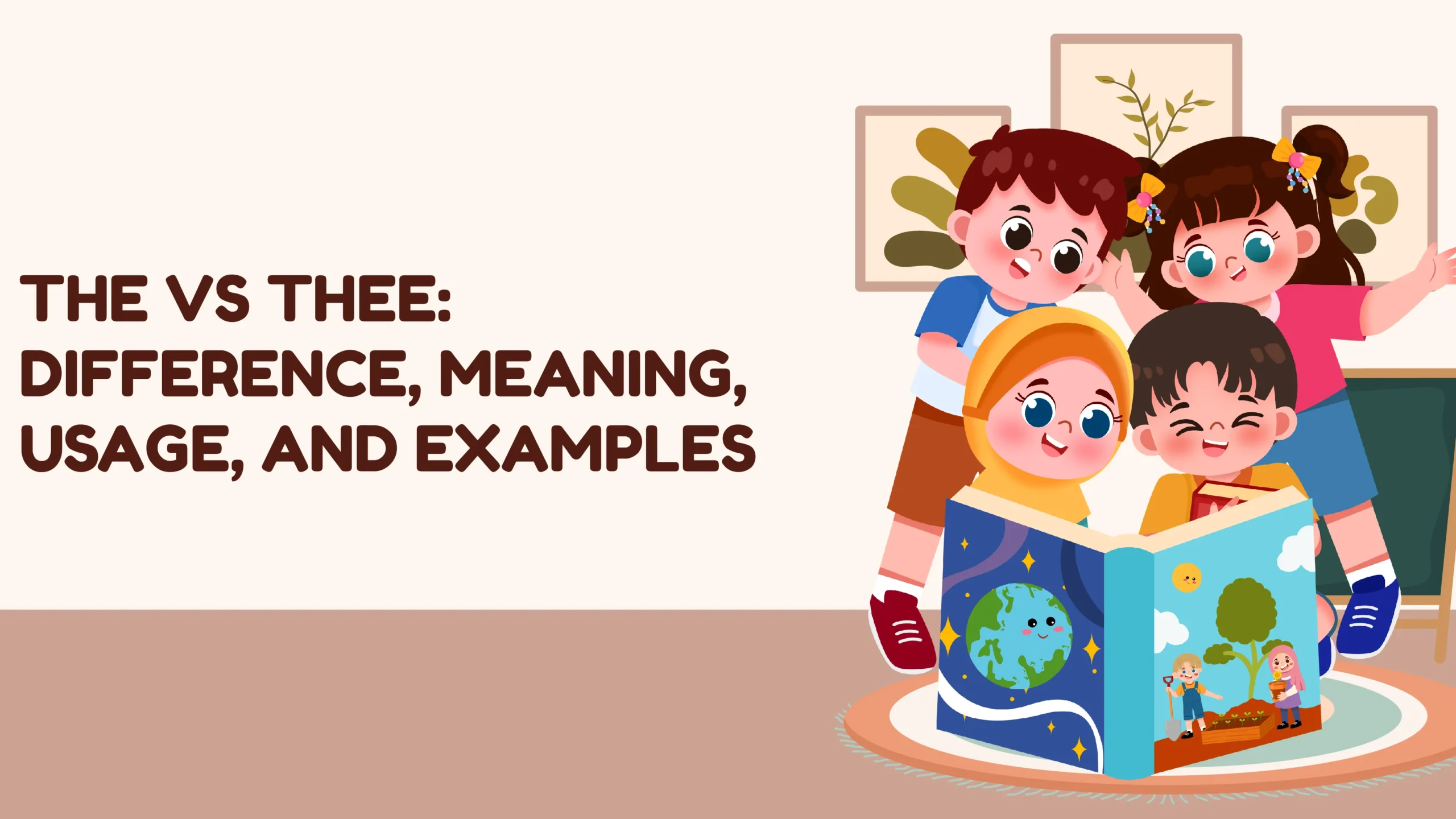 The vs Thee: Difference, Meaning, Usage, and Examples