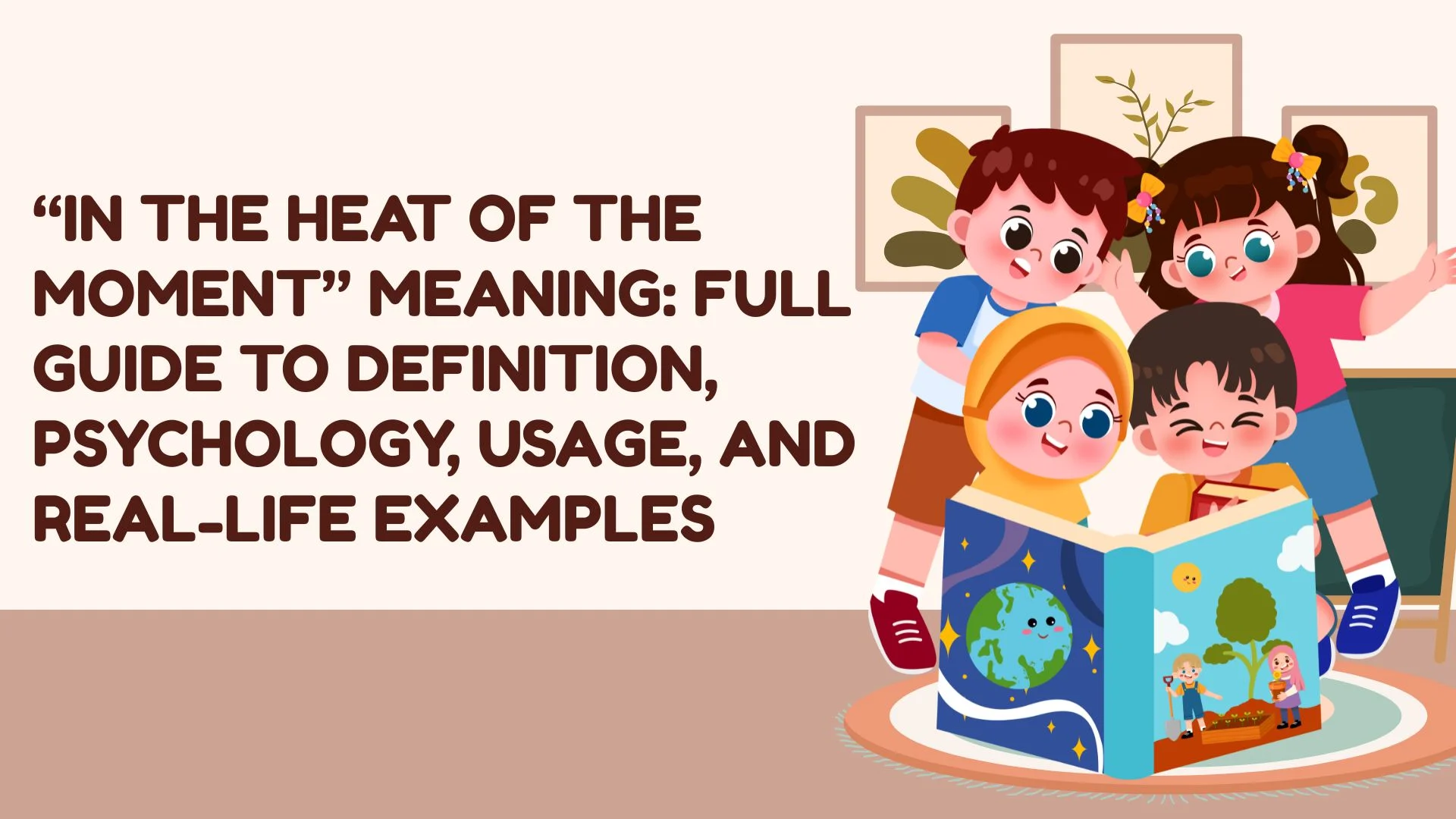 “In the Heat of the Moment” Meaning: Full Guide to Definition, Psychology, Usage, and Real-Life Examples