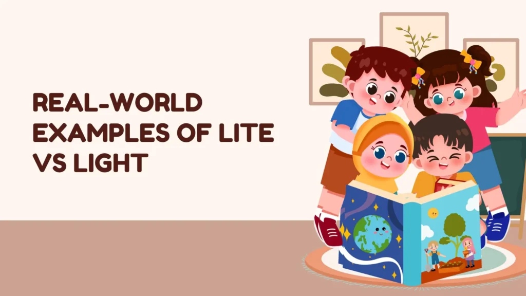 Real-World Examples of Lite vs Light