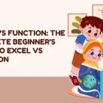 Excel vs Function: The Complete Beginner’s Guide to Excel vs Function