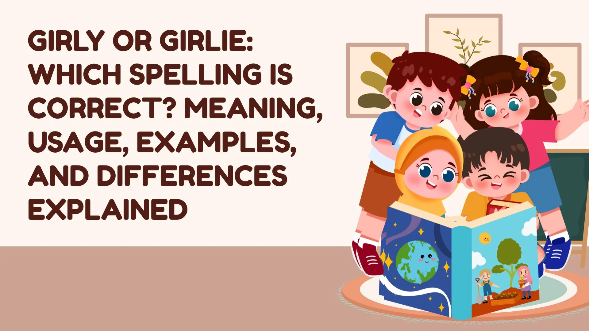 Girly or Girlie: Which Spelling Is Correct? Meaning, Usage, Examples, and Differences Explained