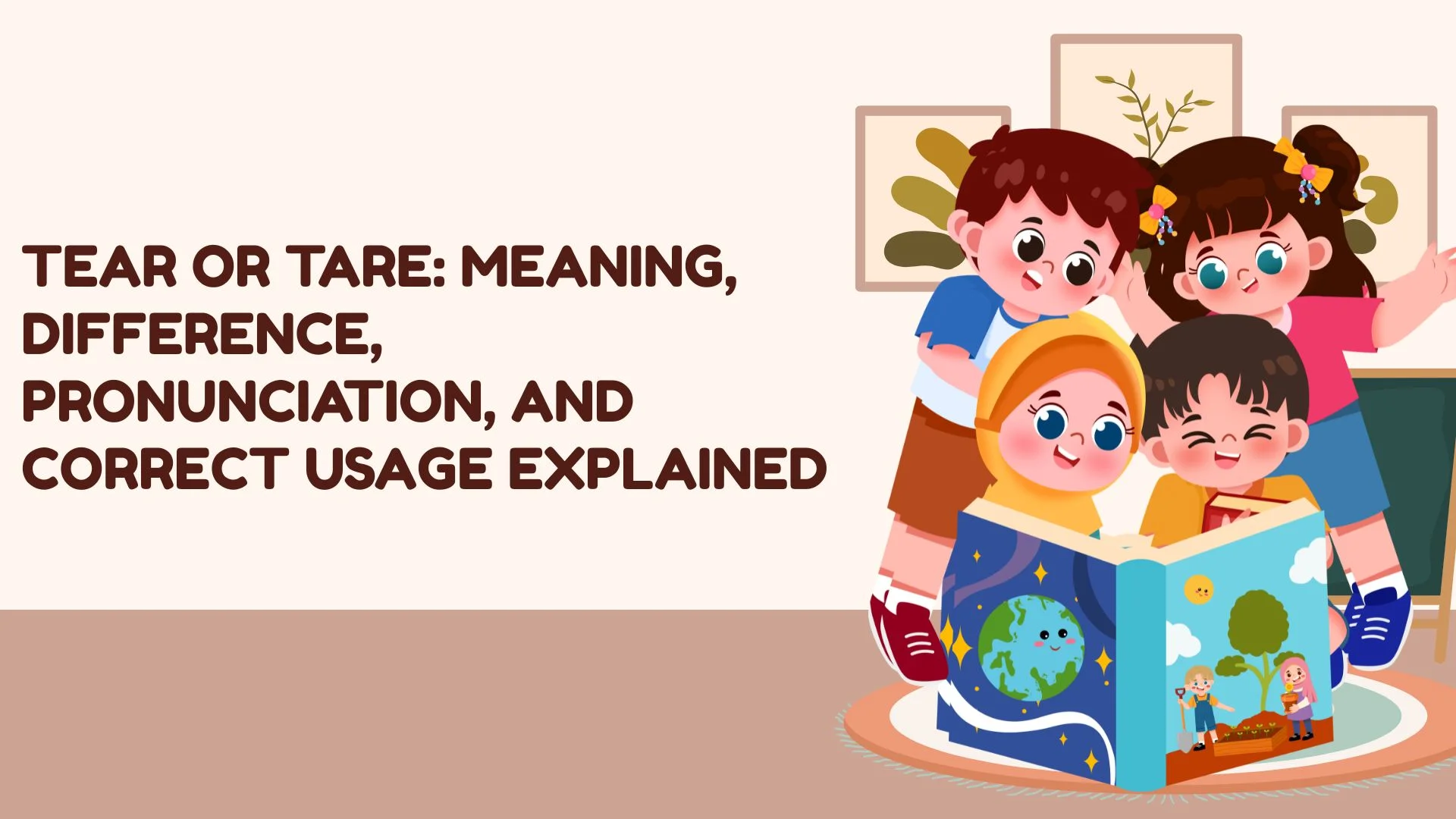 Tear or Tare: Meaning, Difference, Pronunciation, and Correct Usage Explained