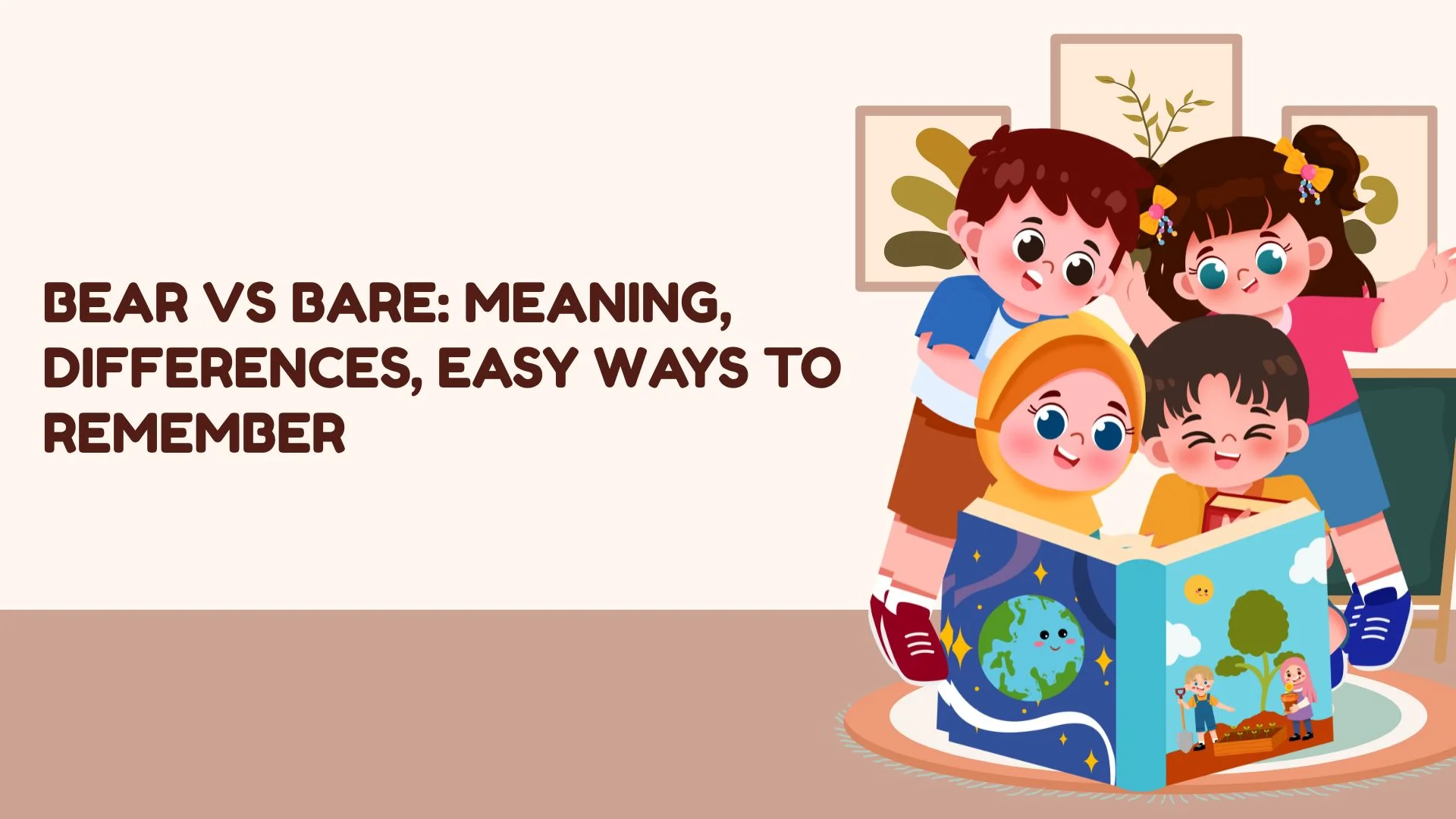 Bear vs Bare: Meaning, Differences, Easy Ways to Remember