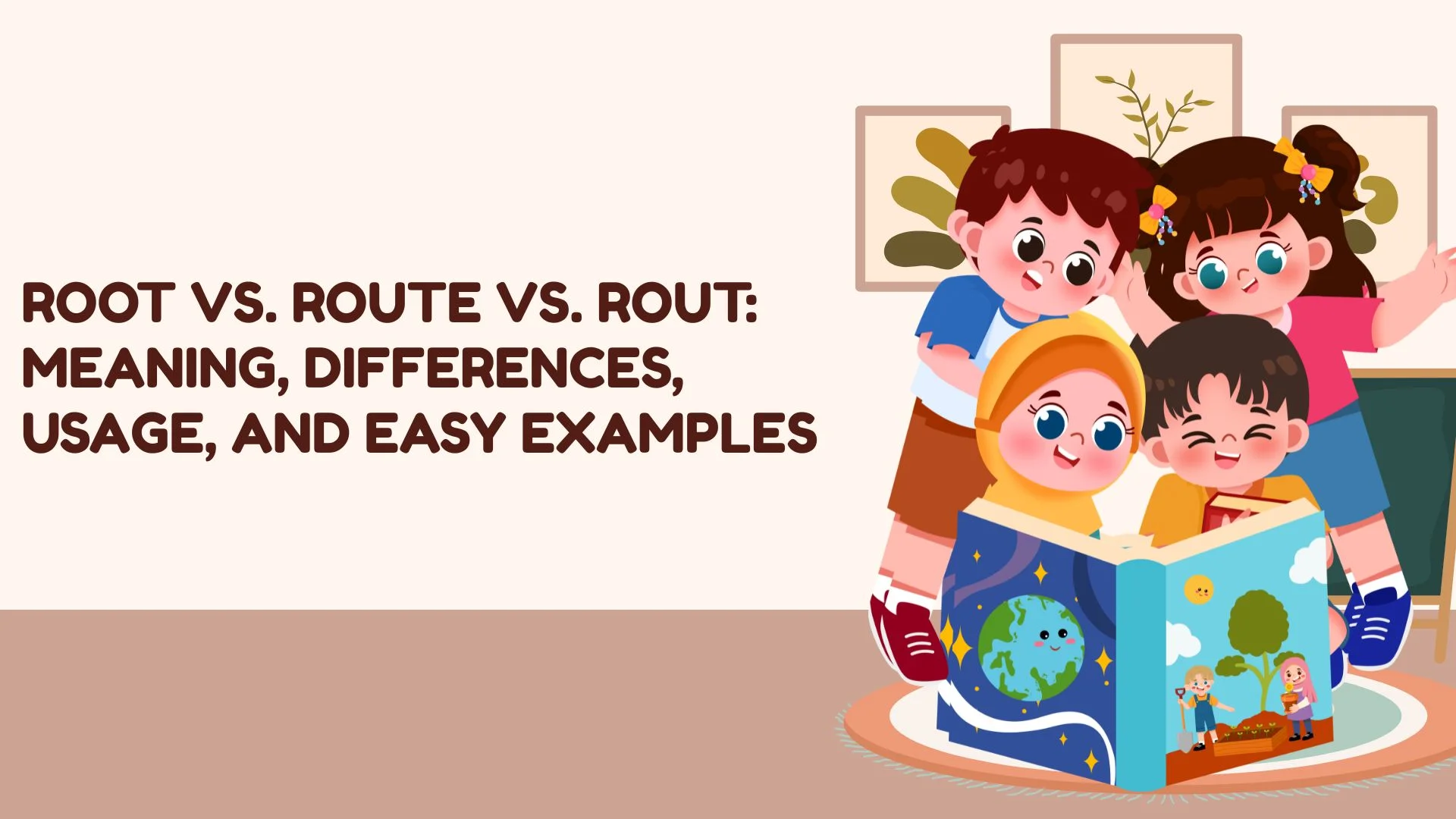 Root vs. Route vs. Rout: Meaning, Differences, Usage, and Easy Examples