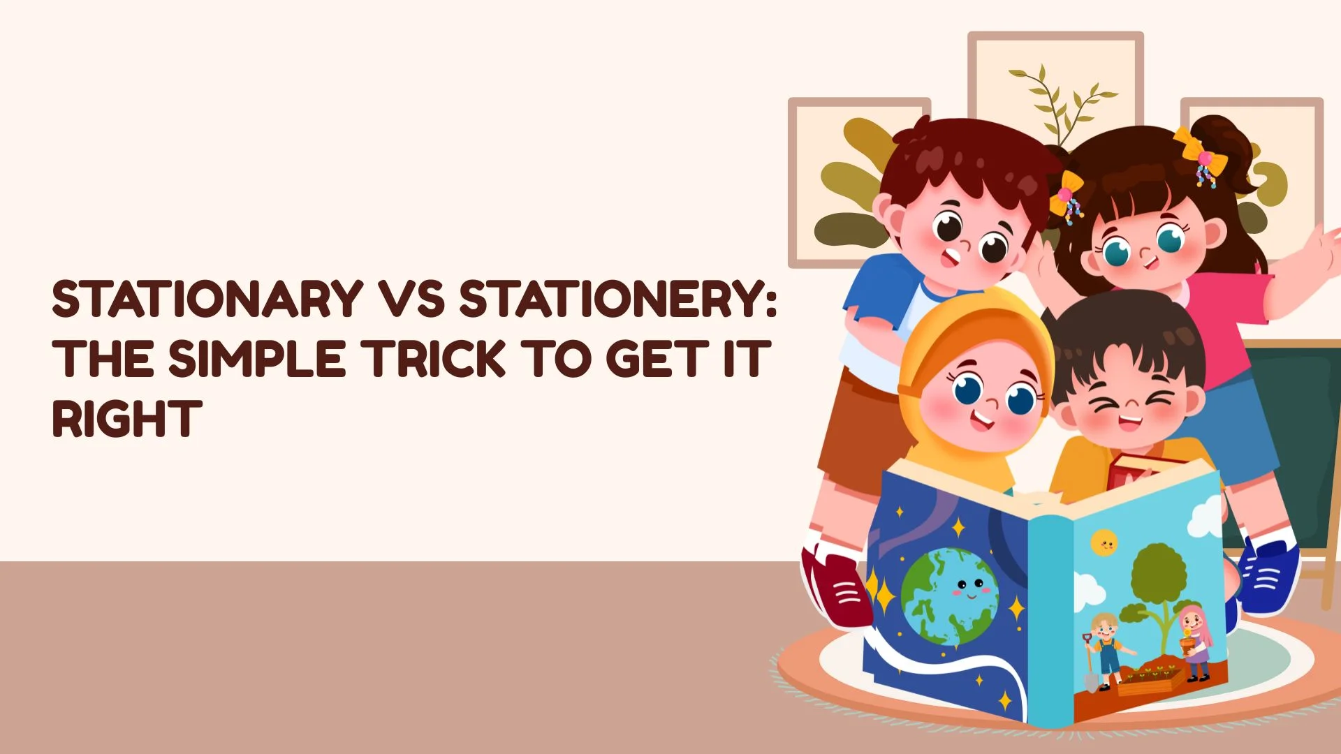 Stationary vs Stationery: The Simple Trick to Get It Right